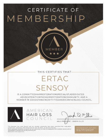 AHLC Certificate of Membership 2027
